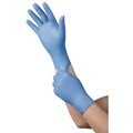 Tradex Ambitex, Nitrile Exam Gloves, 3.5 mil Palm, Nitrile, Powder-Free, L, 100 PK, Blue NLG5201
